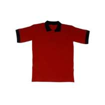 Polo Yaka Kırmızı Sweat Tshirt